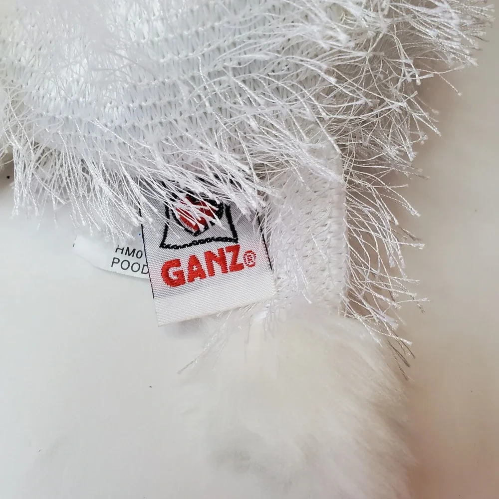 GANZ Webkinz 'Poodle' HM014 White Dog‎ *No Code* Plush 8